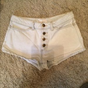 American apparel high waist shorts